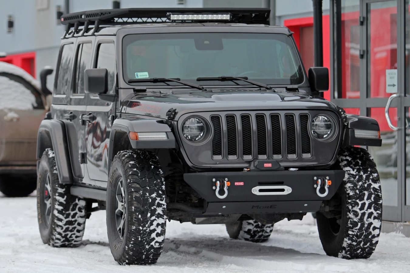 Pevnostný nárazník JEEP Wrangler JL predný krátky