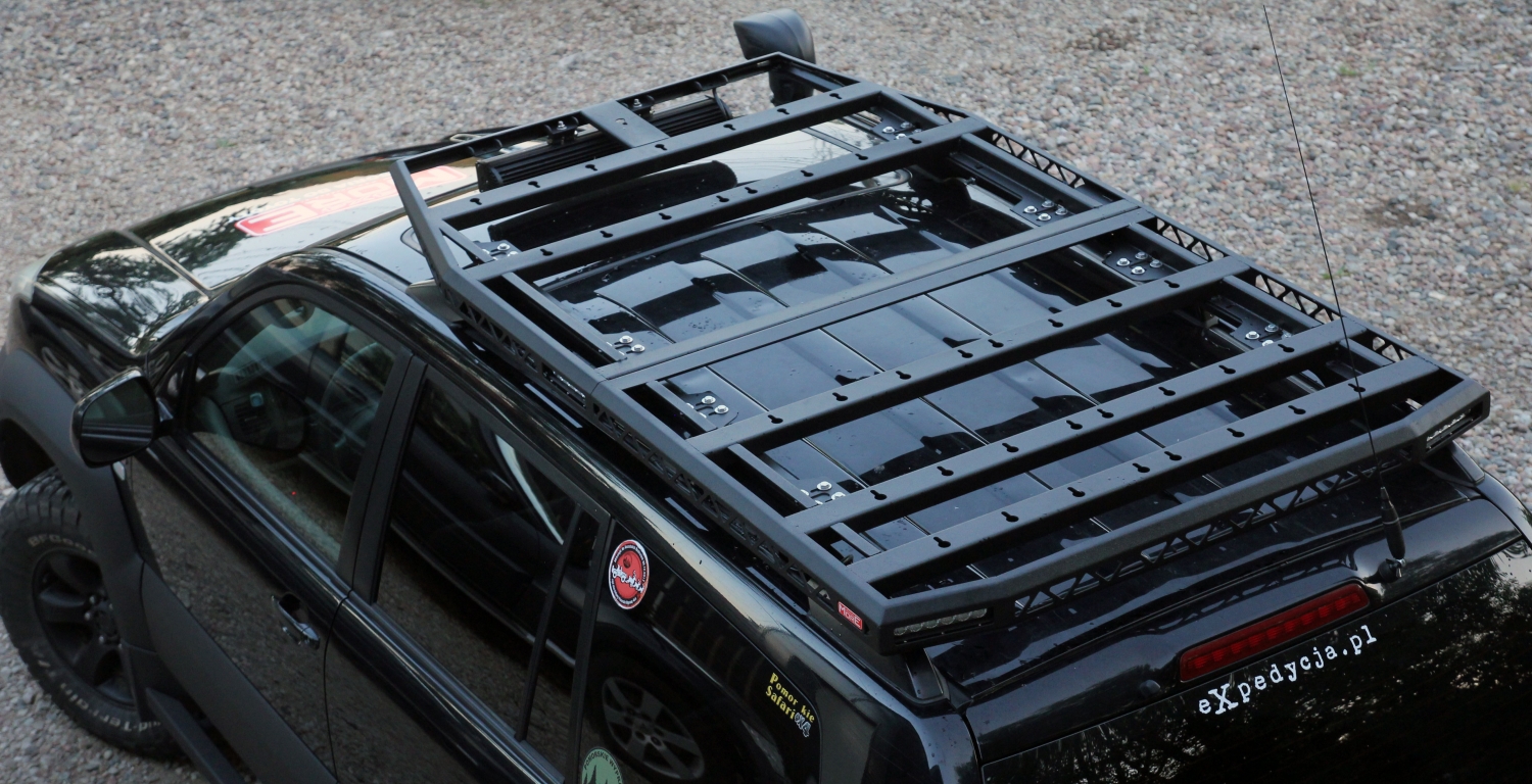 STREŠNÝ NOSIČ Toyota Land Cruiser 120 PLATFORMA S OEM DRŽIAKMI (ZÁHRADKA)