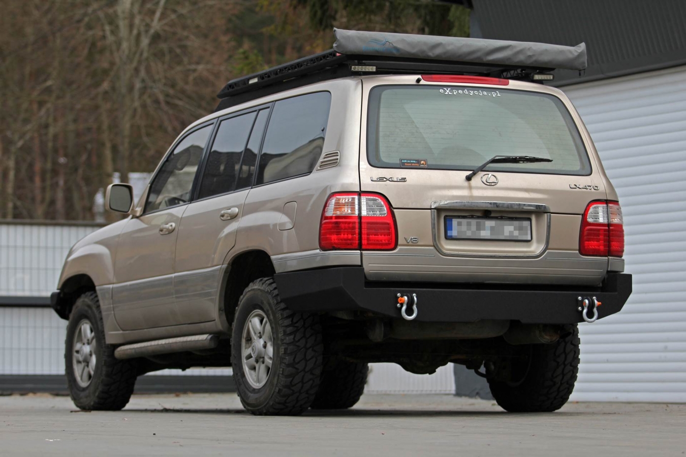 Pevnostný nárazník Toyota Land Cruiser 100 zadný
