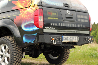 Pevnostný nárazník NISSAN Navara D40 05-15 zadný